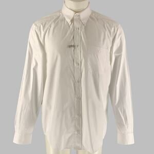 R.M. WILLIAMS Size M White Cotton Button Down Long Sleeve Shirt